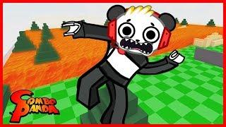 Roblox Floor is Lava AT THE PLAYGROUND Let's Play with Combo Panda