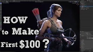 How to Start Selling 3D models_First $100