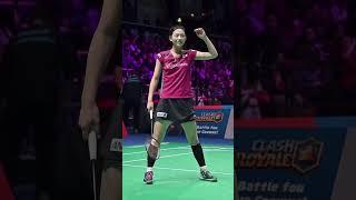 【宮崎友花】　コート横映像！　#badminton #バドミントン日本 #badmintonlovers #niceanglebadminton #tomokamiyazaki #宮崎友花