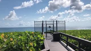 Juno Beach Real Estate on the beach.