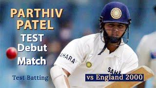 Parthiv Patel Test Debut Match 8 August 2002 v England | India v England 2002