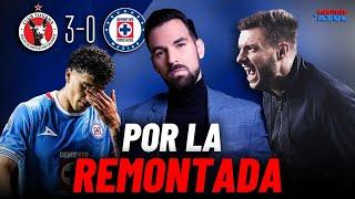 Cruz Azul vive un noche de pesadilla en Tijuana y lo golean 3-0; debe ganar por 3 para avanzar