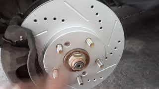 TRQ performance brake rotors! 05 Honda Accord