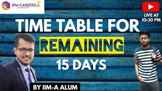 What to do in last 15 days || IPMAT || BY IIM A ALUM