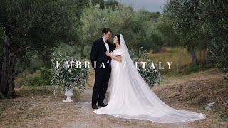 Samantha & Matthew // destination wedding in Umbria at I Casali di Colle San Paolo, Italy 