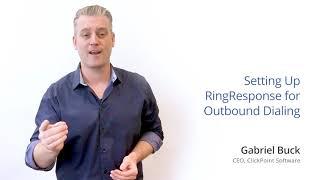 Setting up RingResponse for Outbound Dialing