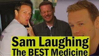 Sam Heughan Compilation of Laughing 90 Seconds Straight in 2024