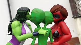 Dame Tu Cosita's HUNGER (Ep488) Red She-HULK Vs She-HULK