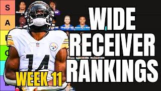 Top 30 Wide Receiver Rankings For Week 11 Fantasy Football