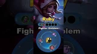 2024 Ruby Best Build Setup Guide #mlbb #shorts #Rubyexp