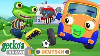 Fairplay und Fußballreparaturen | neue Folge｜Geckos Garage Deutsch｜LKW für Kinder ️