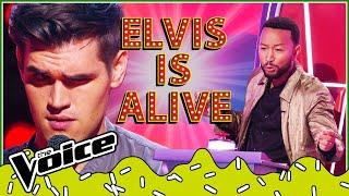 The best ELVIS PRESLEY covers in the Blind Auditions of The Voice | Top 10