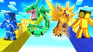 POKEMON LUCKY BLOCK Race in Minecraft Cobblemon!