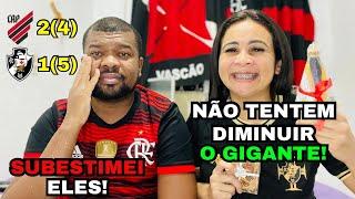 Athletico-PR x Vasco, react; Gigante da Colina está na semifinal da Copa do Brasil!