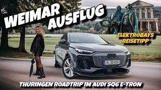 Weimar Roadtrip im E Auto Audi SQ6 e-tron. Kulturhauptstadt europas in Thüringen.  #deutschland