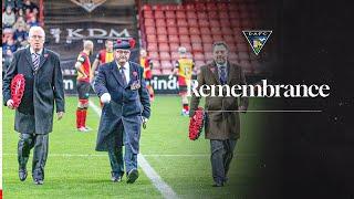 Remembrance Ceremony | 02/11/2024 | vs Partick Thistle