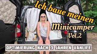 Ich baue meinen Minicamper Vol  2 | Roomtour nach 3 Jahren Vanlife Reisen | Tinycamper Berlingo XL