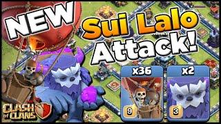 NEW Sui Lalo Attack Strategy with Yeti's! Town Hal 13 | Clash of Clans