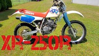 HONDA XR 250 - Cold Start - Startup Walk Around Review & how to start