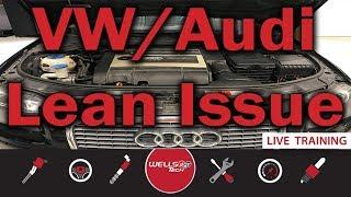 VW / Audi 2.0L Turbo - System Too Lean Diagnosis & Repair P0171, P2177