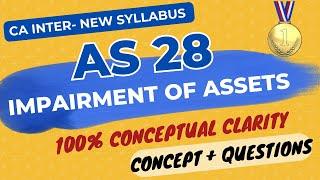 AS 28 in ENGLISH - Impairment of Assets - PART 1 CONCEPTS - CA Inter New Syllabus