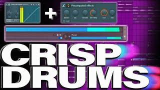 HOW TO GET YOUR DRUMS HITTING! | CRISP DRUMS TUTORIAL FL STUDIO 2023