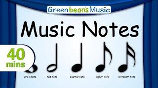 Music, Instruments, Notes + more | Instrument Families | Rests | Green Bean's Music