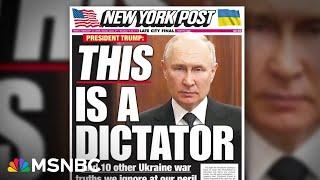 'This is a dictator': New York Post cover shows cracks in right-wing over Trump's comments