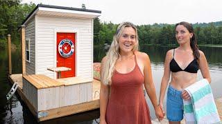 Finishing Homemade Floating Raft House Boat (Part 2)