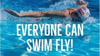 Easy Way to Swim Butterfly! Hint: Breathe to the Side