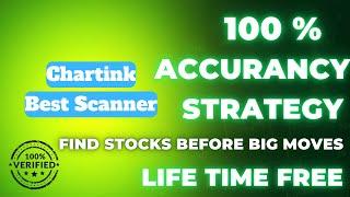 40-100% returns best screener for swing trading strategy/ Find stocks before breakout/chartink