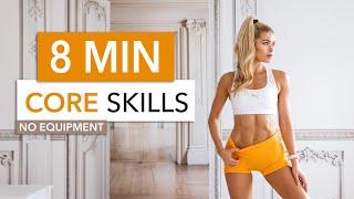 8 MIN CORE SKILLS - not the classic ab workout, very intense I Pamela Reif