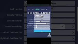 Best Console Champion Settings + No Recoil Sensitivity #r6 #r6champion #rainbowsixsiege #rainbow6