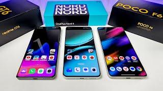 POCO F6 или OnePlus NORD 4 или Realme GT6 - Какой Смартфон Купить!  Сравнение ПЛЮСЫ и МИНУСЫ