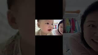 他是不是喊姐姐了#人类幼崽 #人类幼崽我先rua了 #土鸡蛋蛋BGM用上了 #萌娃 #小宝宝摆摆