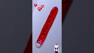 ᴩʀᴀᴛʜɪᴋꜱʜᴀ.. | #prathiksha #nameart #prathikshanameart #todaytridingshorts #shortsviral #shorts