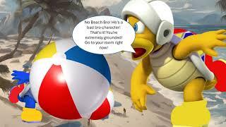 Dark Beach Ball Bro Says "Yes Beach Bro" / Grounded