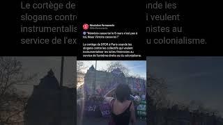 🟣 "Némésis casse-toi le 8 mars n'est pas à toi, Nous Vivrons casse-toi !"