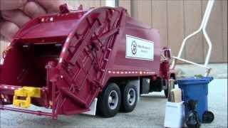 First Gear 1:34 Scale Custom Garbage Truck - Mack "R" Series w/ McNeilus Rear-Load