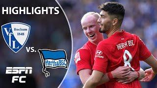 Hertha Berlin beats Bochum thanks to Suat Serdar's 2-goal effort | Bundesliga Highlights | ESPN FC