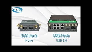 The comparison between E-Lins H685f and H900f 5G industrial router