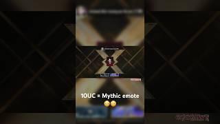 10UC =Mythic emote  @Cocaine-21  #mythicemote#pubgmobile#mythic