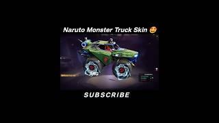 Naruto Monster Truck Skin  FF x Naruto  ff new event  free fire new event#shorts#ff