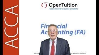 Introduction to the Financial Accounting (FA) Exam