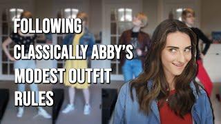 Modest, but Hot? | Following Classically Abby's Outfit Rules