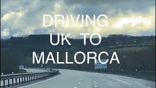 driving to mallorca  majorca from Folkestone UK