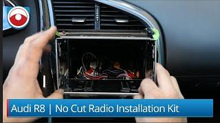 Audi R8 No Cut Radio installation Kit | Enfig RMK-R8