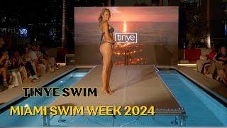 TINYE SWIMWEAR / MIAMI SWIM WEEK 2024 FULL RUNWAY SHOW at Night Swim Rooftop Bar.