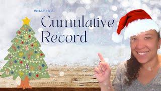 What is a Cumulative Record? (BCBA Exam Prep)