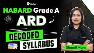 Detailed Analysis of NABARD Grade A ARD Syllabus | ARD Important Topics for NABARD Exam | EduTap